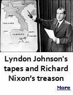 Tapes of Lyndon Johnsons phone calls reveals he caught Richard Nixon sabotaging the Vietnam peace talks by sending word to Saigon that it would get better terms if Humphrey lost and Nixon took office. As the 1968 election approached, Nixon feared that Johnson would try to help the Democratic nominee,VP Hubert Humphrey, by staging an October surprise. When LBJ announced to the nation, just days before the election, he was halting the bombing of North Vietnam, Nixon's fears were realized. 